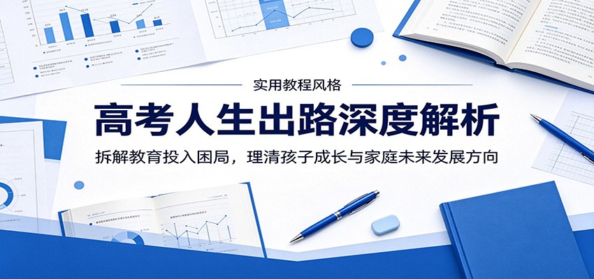 高考人生出路深度解析：拆解教育投入困局，理清孩子成长与家庭未来发展方向-985网创