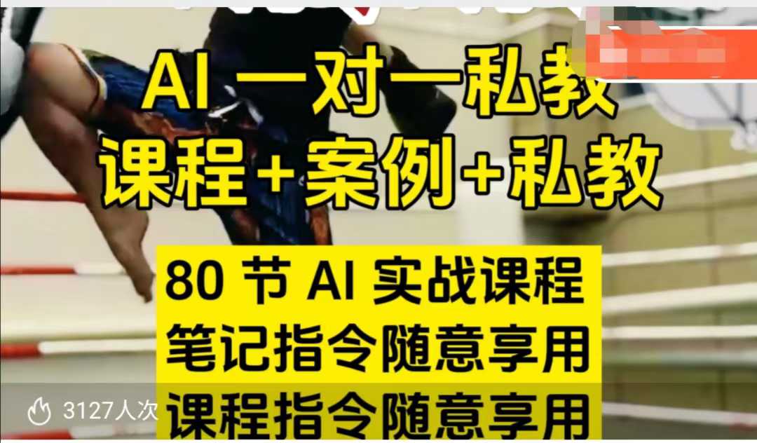 AI指令实战课，课程+案例，80节AI实战课程，笔记指令随意享用，课程指令随意享用(更新26年3月)-985网创