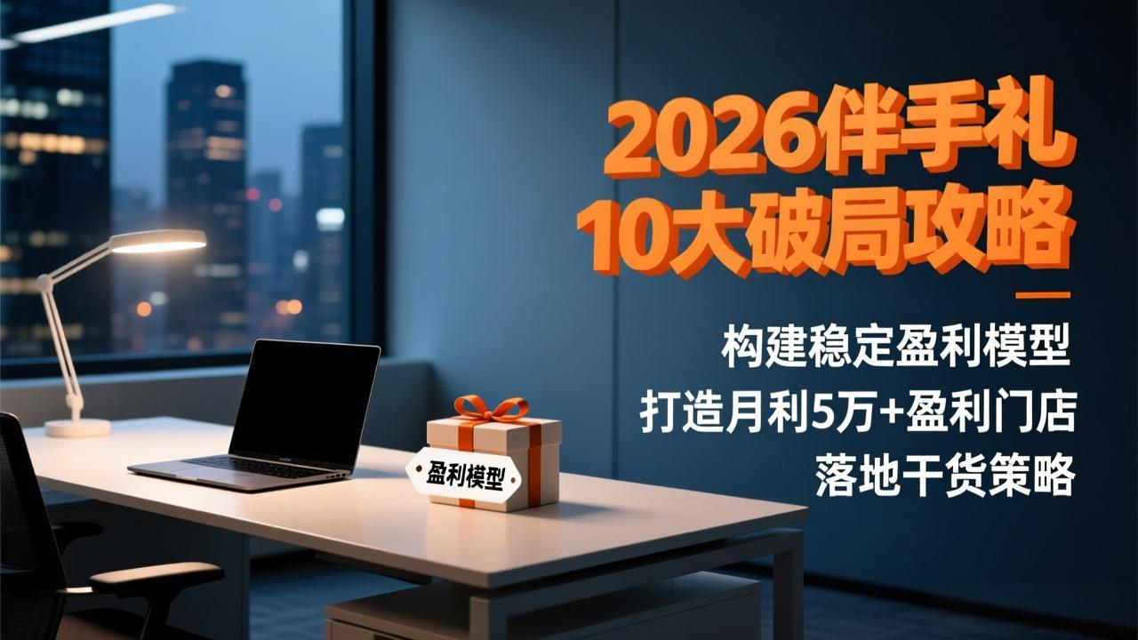 2026伴手礼10大破局攻略：构建稳定盈利模型，打造月利5万+盈利门店，落地干货策略-985网创