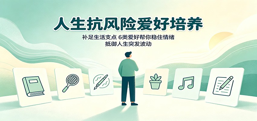 人生抗风险爱好培养：补足生活支点，6类爱好帮你稳住情绪，抵御人生突发波动-985网创
