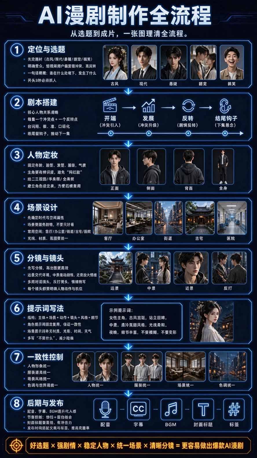 图片[4]-【无水印】2026AI漫剧创作与商业变现掘金营：打通选题→AI编剧→角色场景→自动分镜→视频生成→剪辑发布→运营变现-985网创