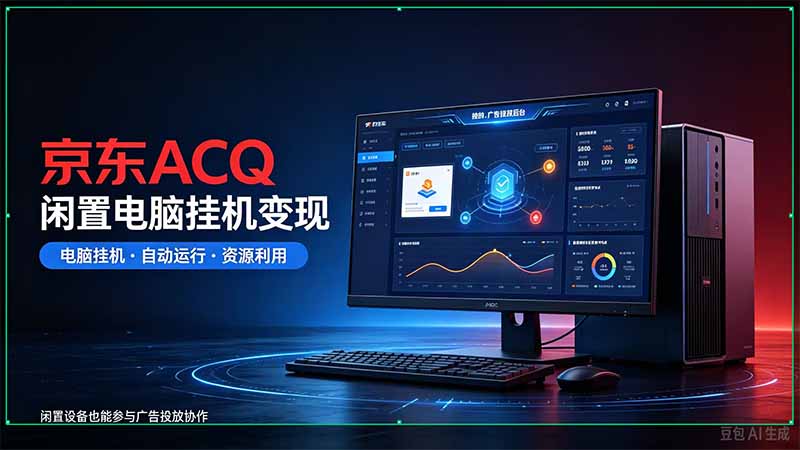 京东ACQ是什么？闲置电脑挂机采集项目拆解-985网创