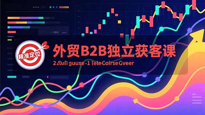外贸B2B独立获客课，Facebook主页搭建、消息互动广告、精准定位，打造高询盘系统-985网创