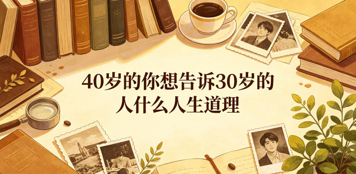公众号付费文章：40岁的你想告诉30岁的人什么人生道理？-985网创