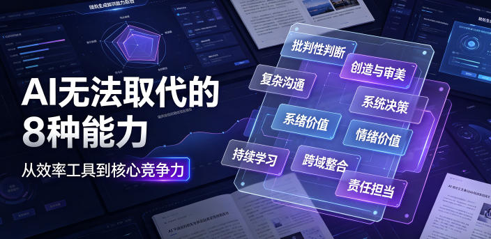 付费文章：AI无法取代的8种能力-985网创
