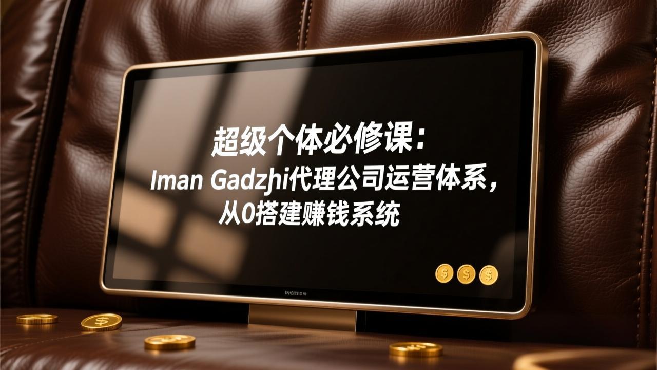 超级个体必修课：Iman Gadzhi代理公司运营体系，从0搭建赚钱系统-985网创