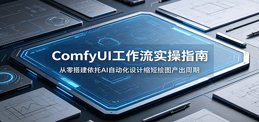 ComfyUI 工作流实操指南：从零搭建依托AI自动化设计缩短绘图产出周期-985网创