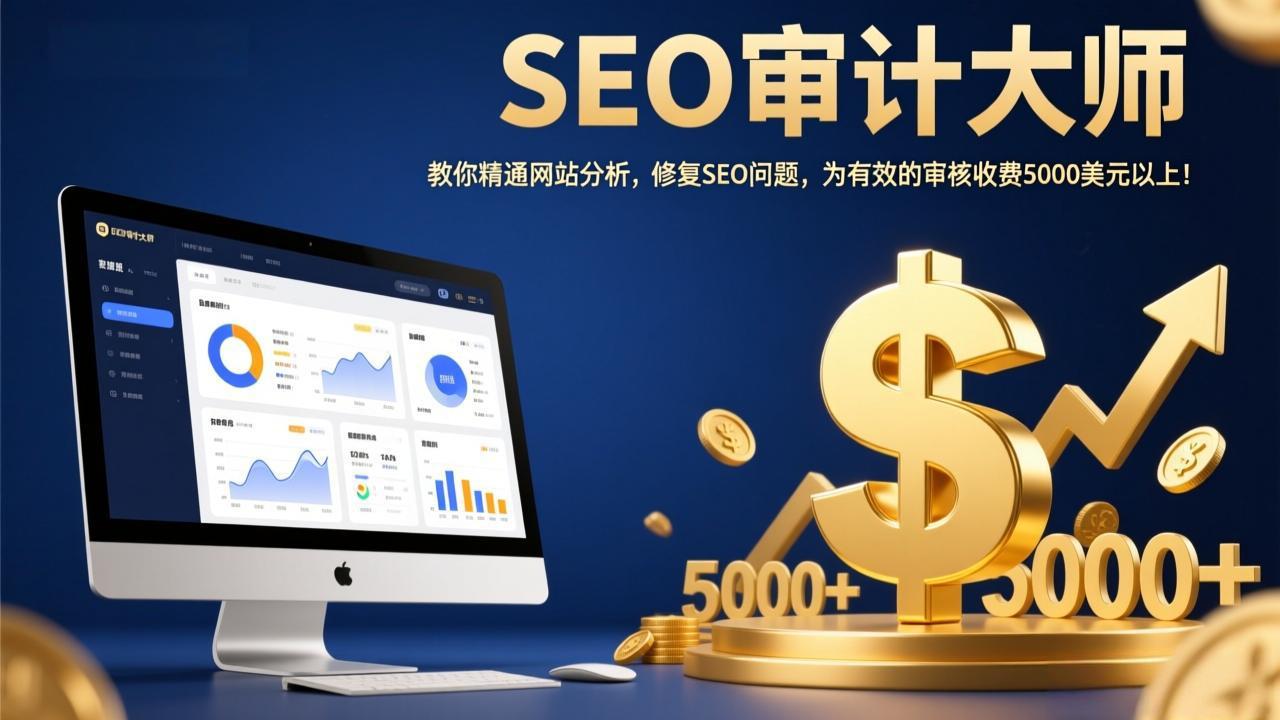 SEO审计大师：教你精通网站分析，修复SEO问题，为有效的审核收费5000美元以上！-985网创