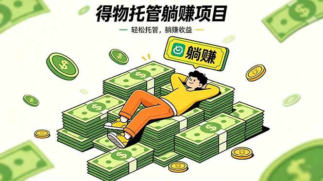 （18726期）26年6月必做！得物视频激励项目，全自动运营单号月利润3600+-985网创