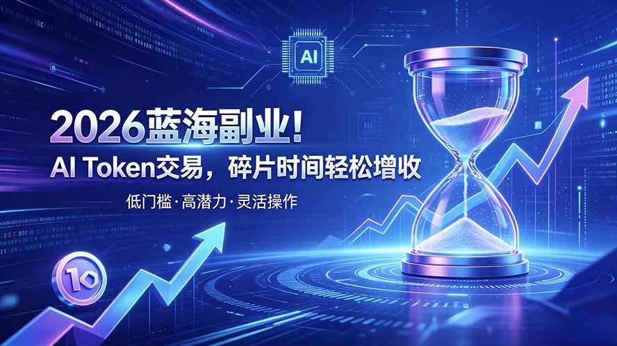 AI Token算力赛道！普通人可入局的数字副业-985网创