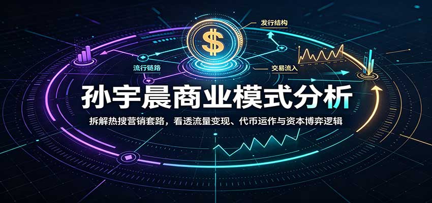 孙宇晨商业模式分析：拆解热搜营销套路，看透流量变现、代币运作与资本博弈逻辑-985网创