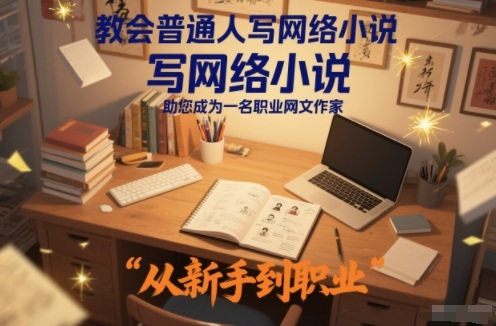 教会普通人写网络小说，助您成为一名职业网文作家-985网创