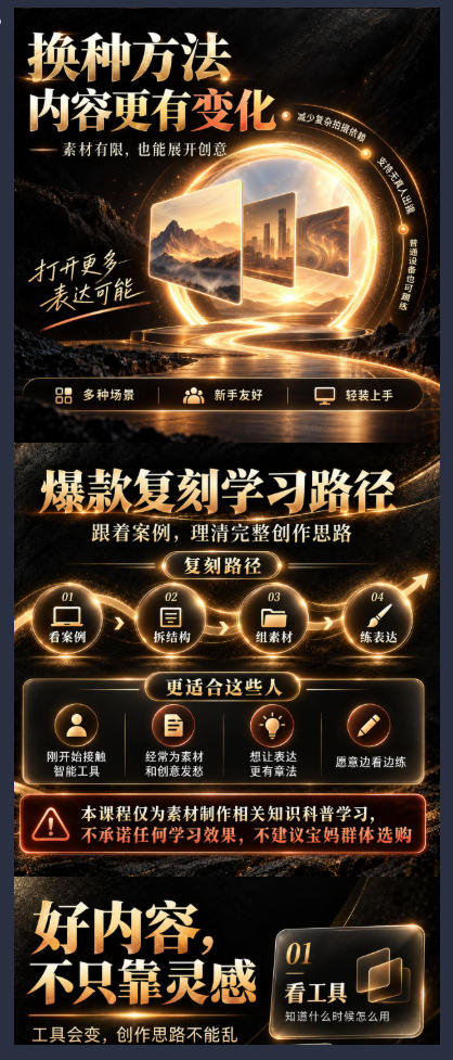 素材制作知识课，爆款复刻Codex短视频自动化，从素材拆解到创意表达，让AI自动&ldquo;干活&rdquo;，而不是只会回答问题