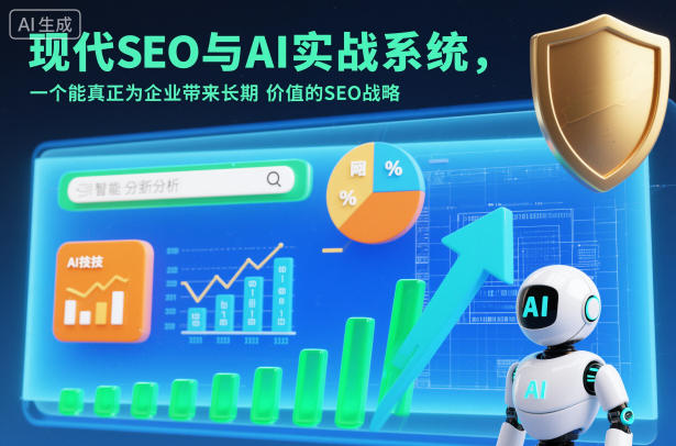 现代SEO与AI实战系统，一个能真正为企业带来长期价值的SEO战略(英语+中文字幕)-985网创
