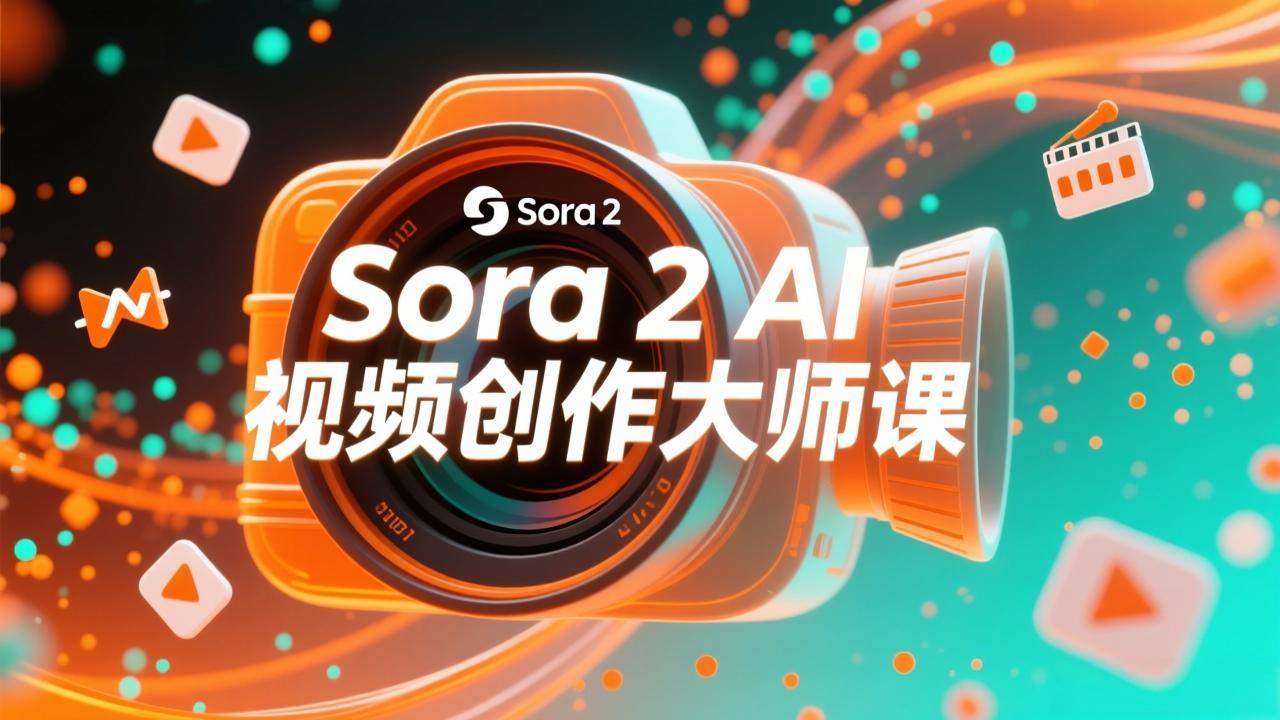 如何利用Sora 2创建流行AI人工智能视频大师班教程：掌握创作全流程，产出百万播放内容-985网创