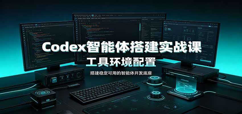Codex智能体搭建实战课：工具环境配置，自定义技能开发，多业务自动化教学-985网创