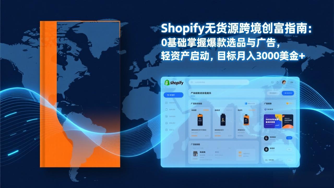 Shopify爆款打法实战：从选品到广告投放，复制爆款模型，驱动独立站月销售额破万刀-985网创