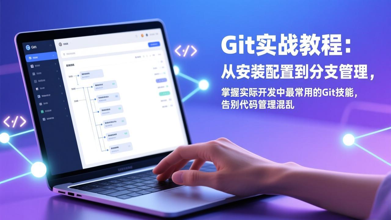 Git实战教程：从安装配置到分支管理，掌握实际开发中最常用的Git技能，告别代码管理混乱-985网创