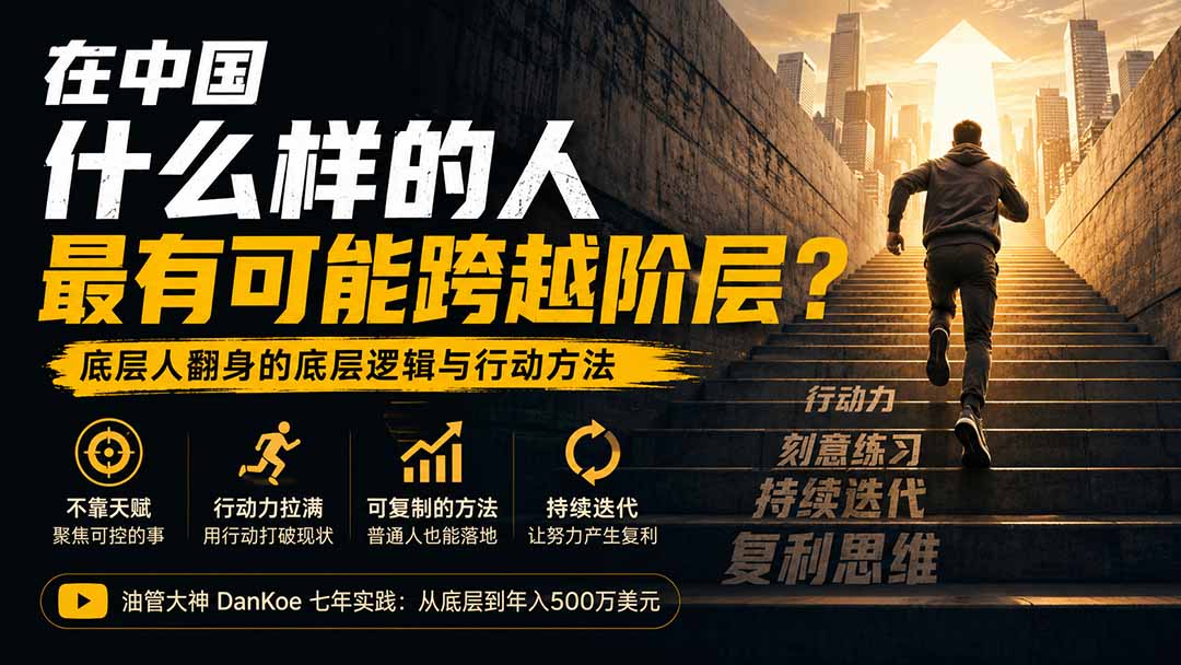 付费文章：在中国什么样的人最有可能跨越阶层？底层人翻身的方法！-985网创