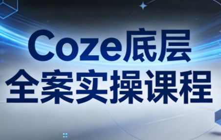 华仔·Coze底层全案实操课程(更新)-985网创