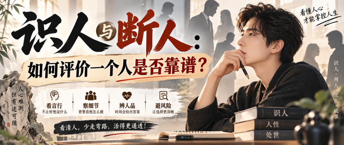 付费文章：识人与断人：如何评价一个人是否靠谱？-985网创