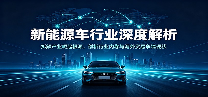 新能源车行业深度解析：拆解产业崛起根源，剖析行业内卷与海外贸易争端现状-985网创