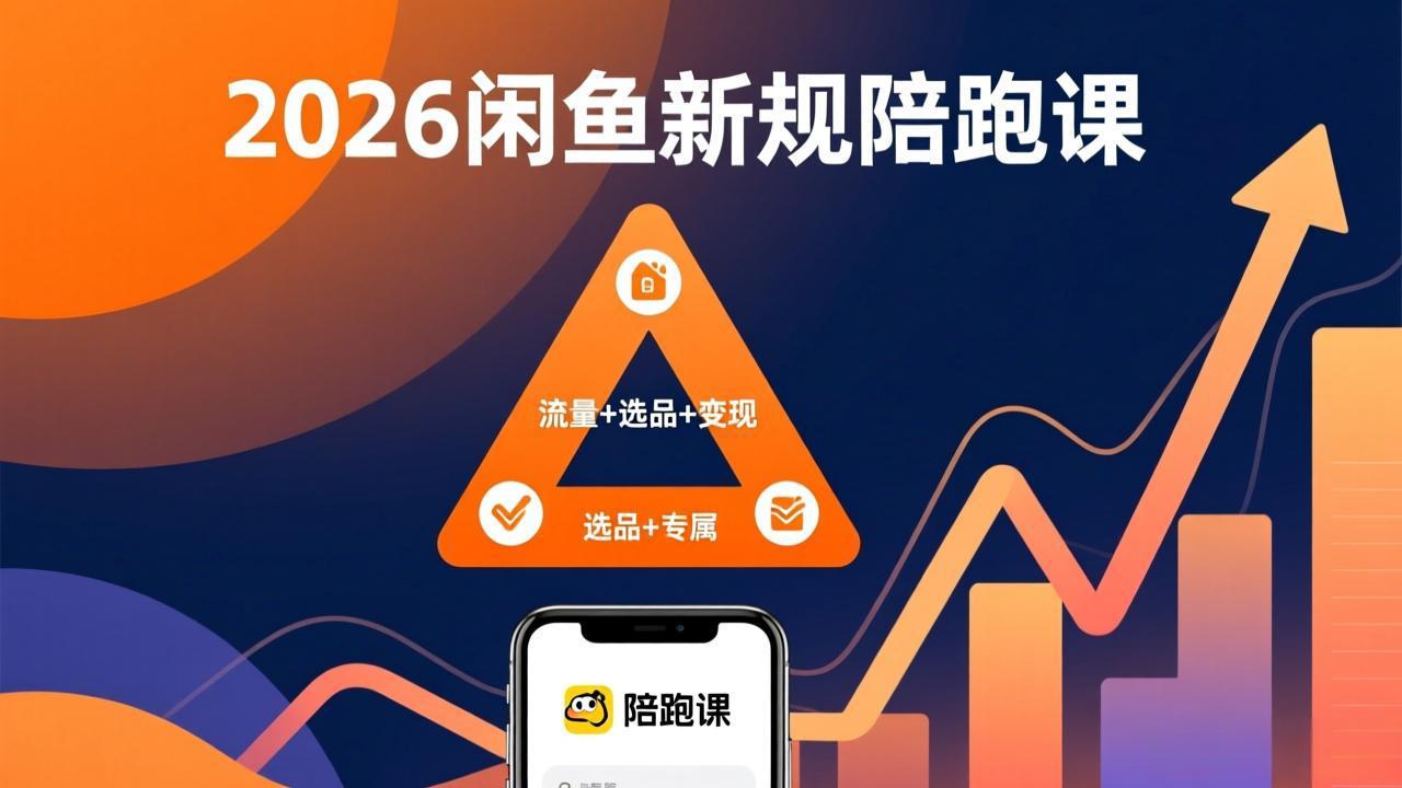 2026闲鱼高阶陪跑课全新上线，带你吃透新规玩转选品流量，从零搭建稳定变现盈利体系-985网创