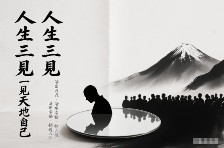 人生三见一见天地见众生见自己，活出自我拥有清晰幸福人生，搞透人性-985网创