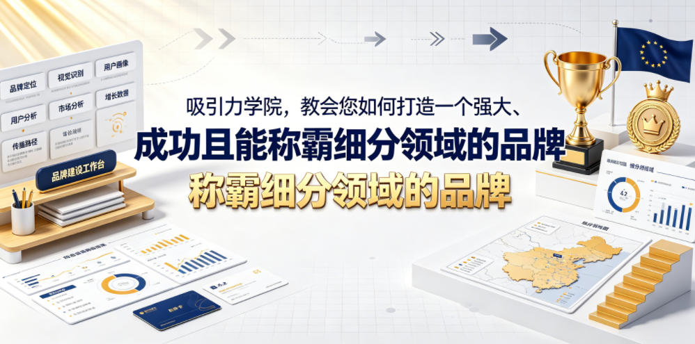 吸引力学院，教会您如何打造一个强大、成功且能称霸细分领域的品牌！【原创双语字幕】-985网创