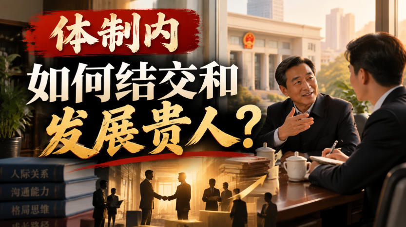 某公众号付费文章：体制内，如何结交和发展贵人?-985网创