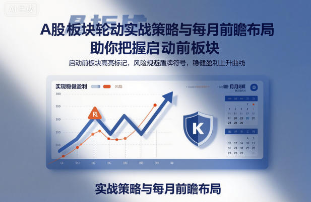A股板块轮动实战策略与每月前瞻布局，助你把握启动前板块，规避风险，实现稳健盈利-985网创