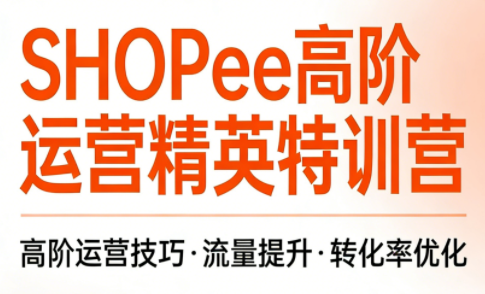梦凡老师·Shopee虾皮高阶运营课程-985网创