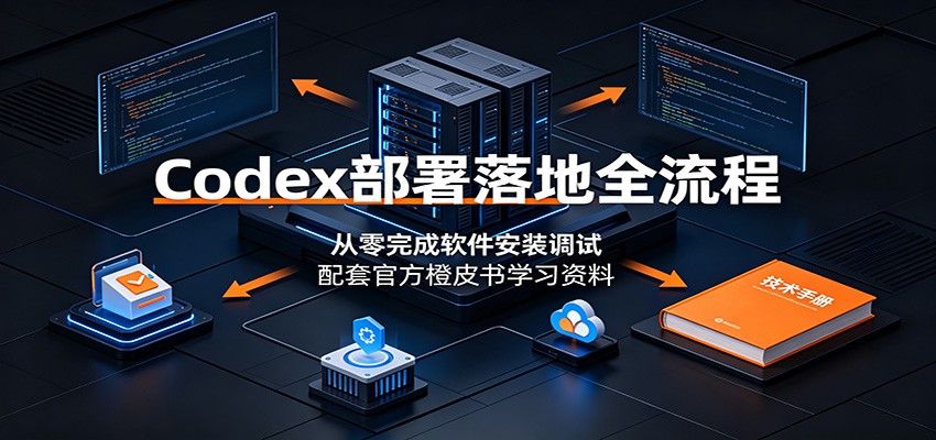 Codex部署落地全流程：从零完成软件安装调试，配套官方橙皮书学习资料-985网创