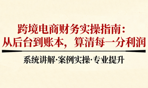 2025跨境电商财务实操指南-985网创