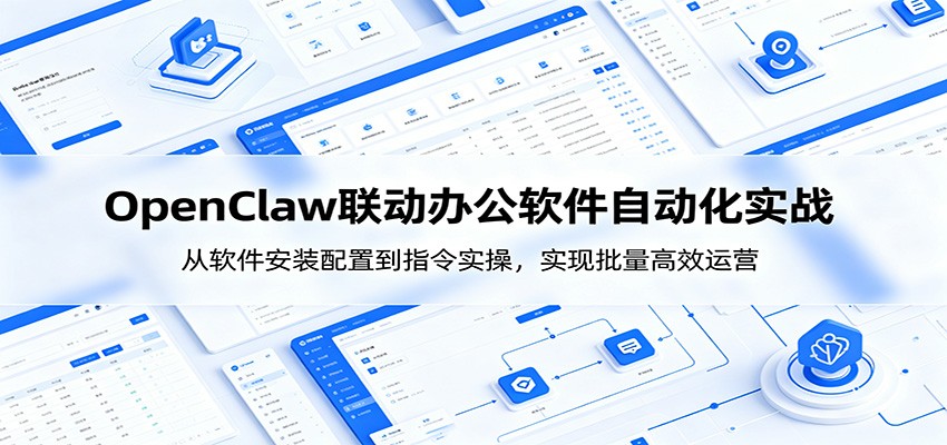 OpenClaw自动化实操课：从软件安装配置到指令实操，实现批量高效运营-985网创