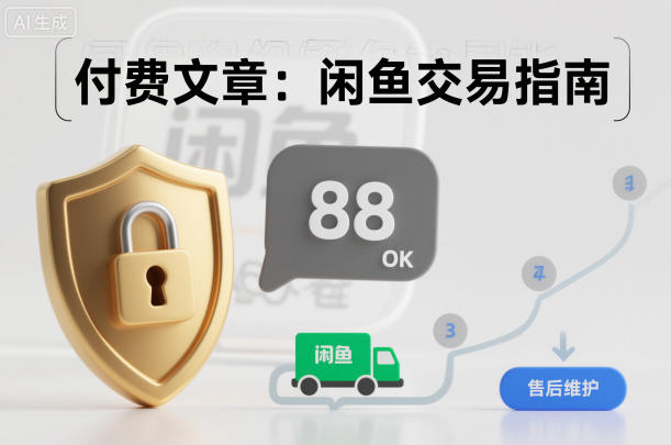 付费文章：闲鱼交易指南，怎么才能降低被坑被马扁的概率-985网创