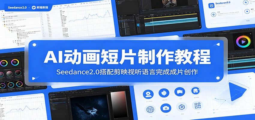 AI动画短片制作教程：Seedance2.0搭配剪映视听语言完成成片创作-985网创