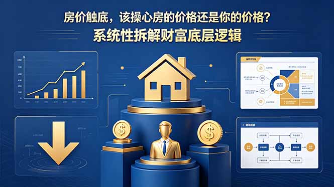 付费文章：房价触底，该操心房的价格还是你的价格？系统性拆解财富底层逻辑-985网创