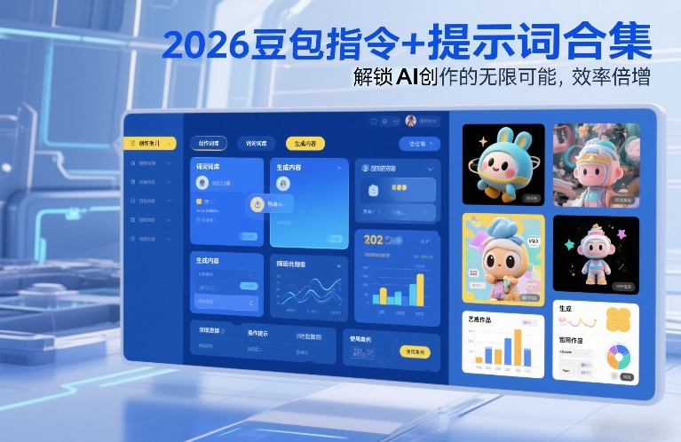 2026豆包指令+提示词合集，解锁AI创作的无限可能，效率倍增-985网创