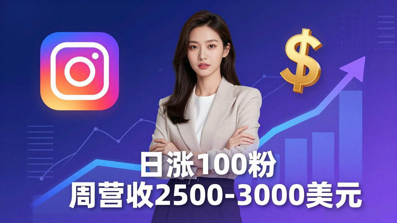 想做数字产品？Sheri亲授：日涨100粉、每周2500至3000美元的营收，Instagram躺着赚-985网创