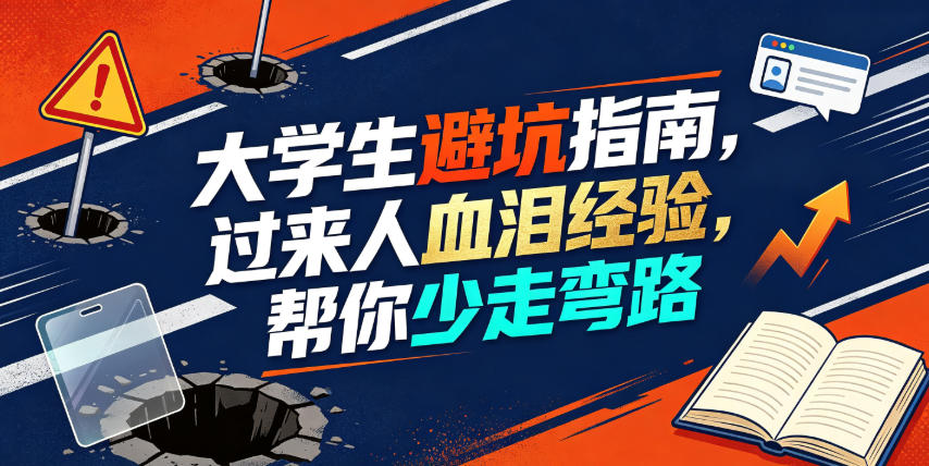 某公众号付费文章：大学生避坑指南，过来人血泪经验，帮你少走弯路-985网创