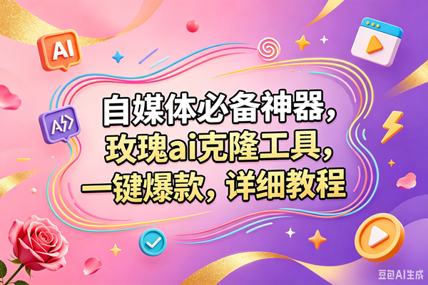 （18757期）玫瑰克隆，一键爆款ai工具，自媒体必备神器，50多个功能，详细的教程-985网创