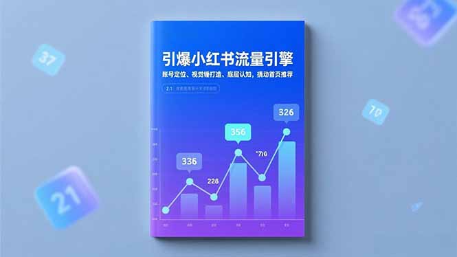 引爆小红书流量引擎，账号定位、视觉锤打造、底层认知，撬动首页推荐-985网创