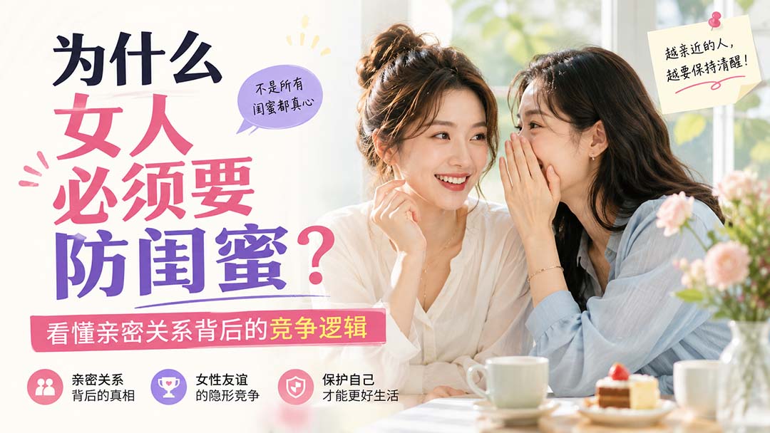 付费文章：为什么女人必须要防闺蜜？看懂亲密关系背后的竞争逻辑-985网创