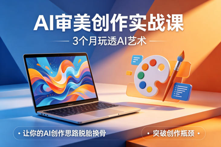 AI审美创作实战课，3个月玩透AI艺术，让你的AI创作思路脱胎换骨，突破创作瓶颈（更新0617）-985网创