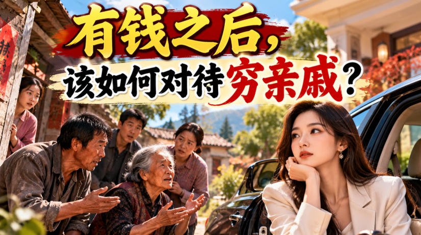 某公众号付费文章：有钱之后，该如何对待穷亲戚？-985网创