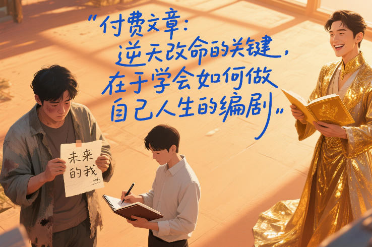 付费文章：逆天改命的关键，在于学会如何做自己人生的编剧-985网创