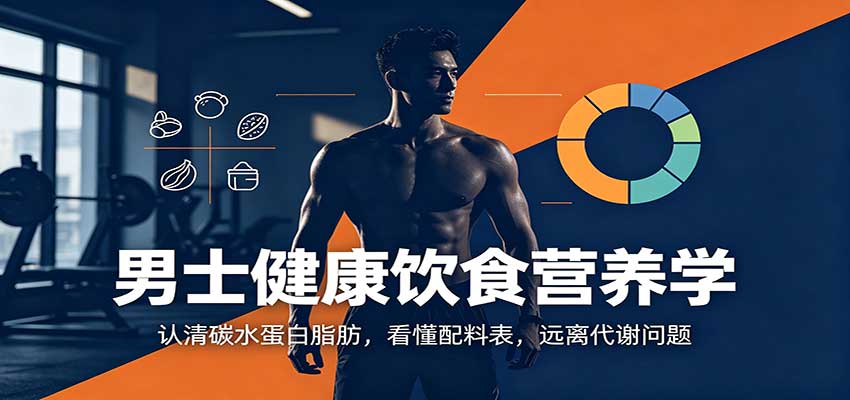 男士健康饮食营养学：认清碳水蛋白脂肪，看懂配料表，远离代谢问题-985网创