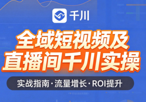 赵老师·全域短视频及直播间千川实操-985网创