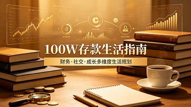 （19121期）付费文章：100W存款生活指南，如何从财务、社交、成长等维度规划自己的生活-985网创